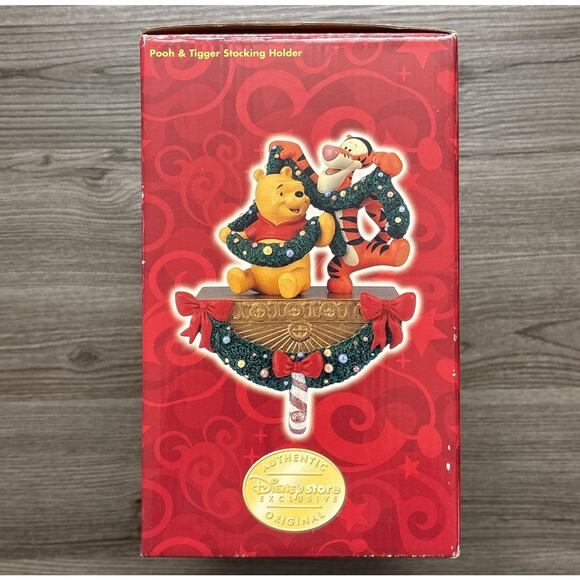 Disney Store Winnie The Pooh & Tigger Christmas Stocking...